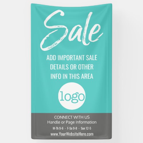 Sale Advertisement _ Add Logo and Details Banner