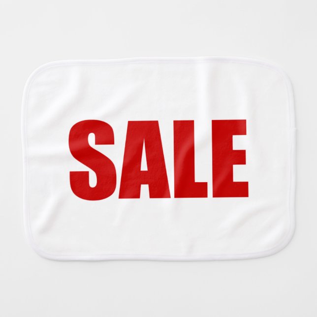 SALE BABY BURP CLOTH (Front Horizontal)