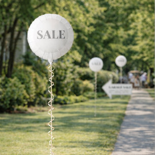 Sale Balloon Sign Garage Yard Retail Event Decor