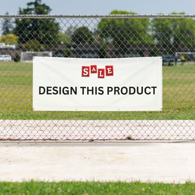 SALE! Banner - 2.5' x 6' - Outdoor w/Metal Grommet (Insitu)