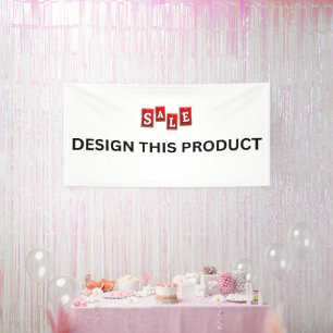 SALE! Banner - 4'x8' - Indoor - Custom