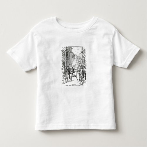 Sale by Town Crier after a woodcut in Praxis Rer Toddler T_shirt