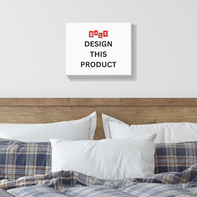 SALE! Canvas Print Premium Wrapped  10"x8" Quality (Insitu(Bedroom))