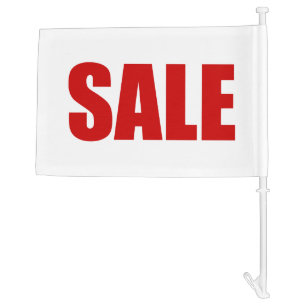 SALE CAR FLAG