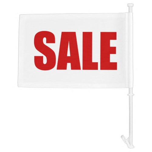 SALE CAR FLAG