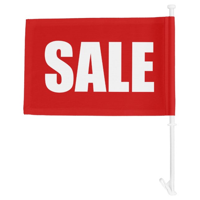 SALE CAR FLAG (Back)