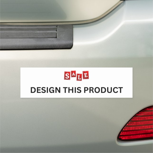 SALE! Car Magnet - 3"X11" Traditional Bumper Size (In Situ)