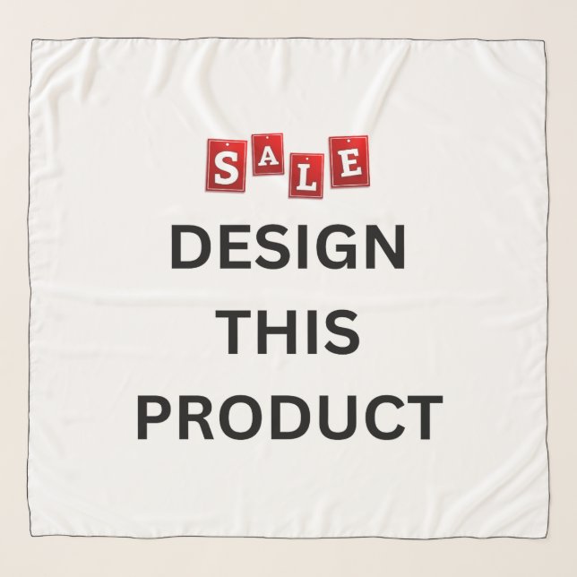 SALE! Chiffon Scarf - Large - Square (50" x 50") (Front)