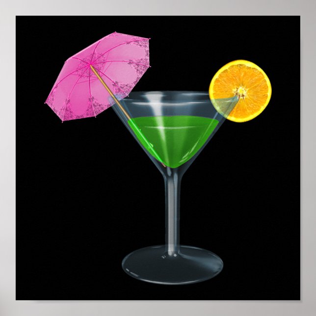 SALE ! Cocktail Poster by SRF (Front)