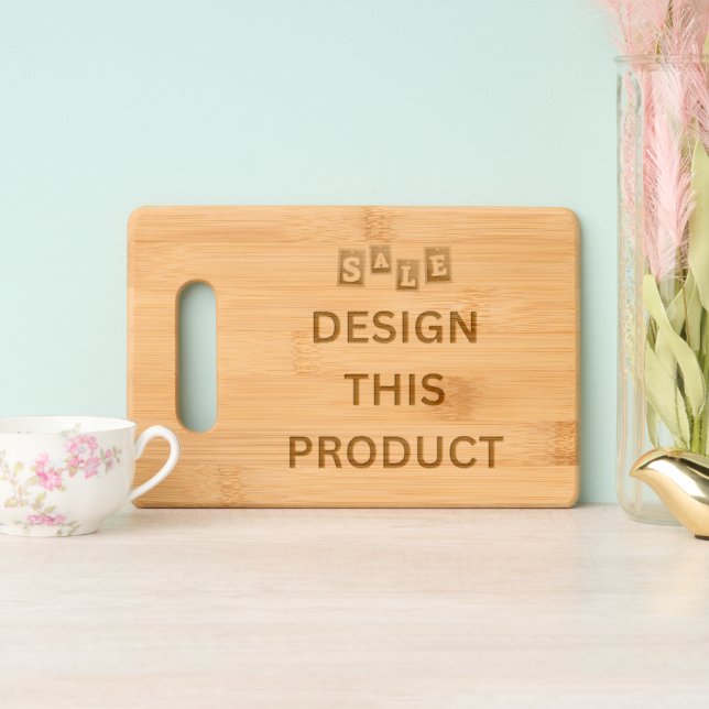 SALE! Cutting Board - Etched Wooden - 9"x6" Full (Upright)