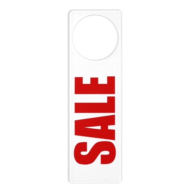 SALE DOOR HANGER (Front)