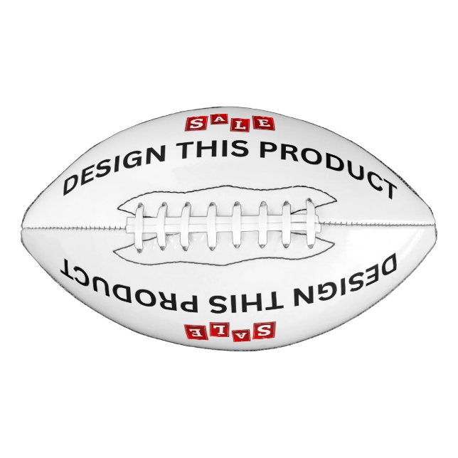SALE! Football 2 Panel - Regulation Sized - Custom (Front)