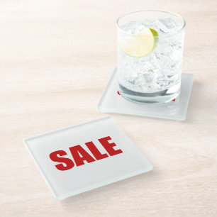 SALE GLASS COASTER