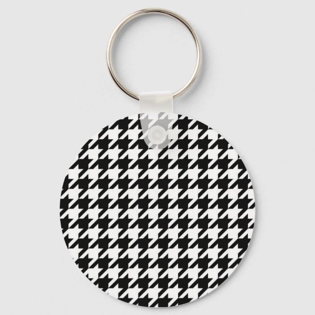 SALE - HOUNDSTOOTH KEYCHAIN (Front)