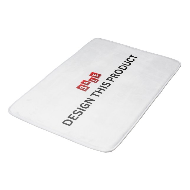 SALE! Large Bath Mat - Custom (Angled)