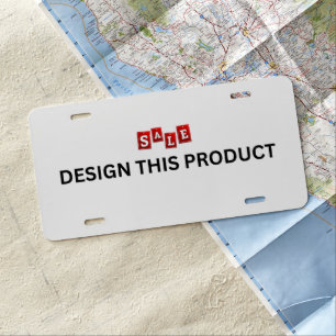 SALE! License Plate - Aluminum - Custom