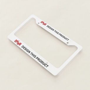 SALE! License Plate Frame - Style A - Custom