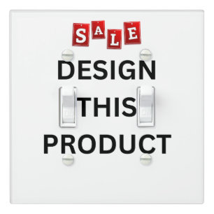 SALE! Lightswitch Cover - Double Toggle - Custom