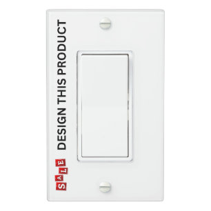 SALE! Lightswitch Cover - Single Rocker - Custom