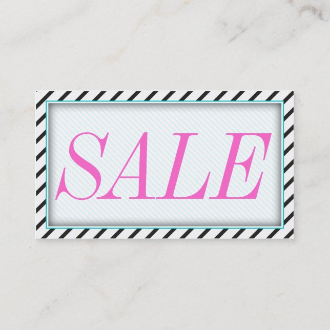 Sale Minikarten Business Card (Back)