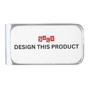SALE! Money Clip - Silver Plated - Custom