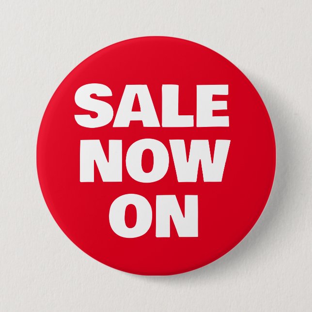 SALE NOW ON BADGE PIN (Front)