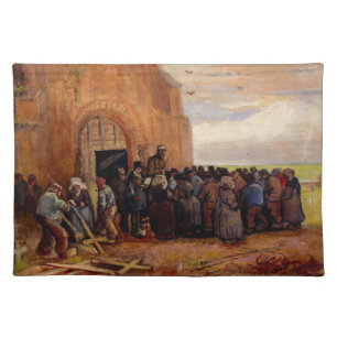 Sale of Building Scrap by Vincent van Gogh Cloth Placemat