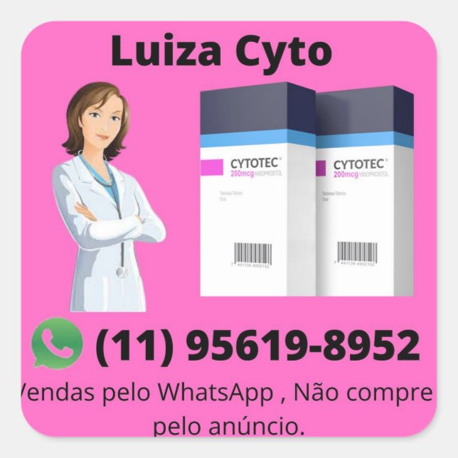 Sale of original cytotec square sticker (Front)