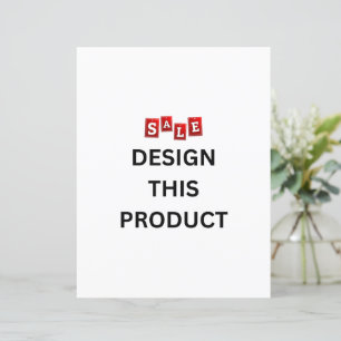 SALE! Paper Sheet - 8.5" x 11" - Custom