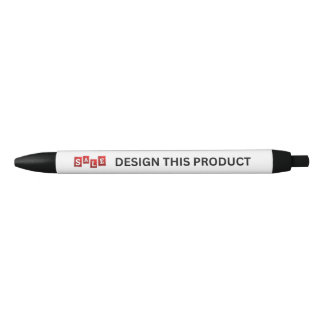 SALE! Pen - Black ink - Custom - Black - Set of 2