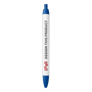 SALE! Pen - Black ink - Custom - Blue - Set of 2