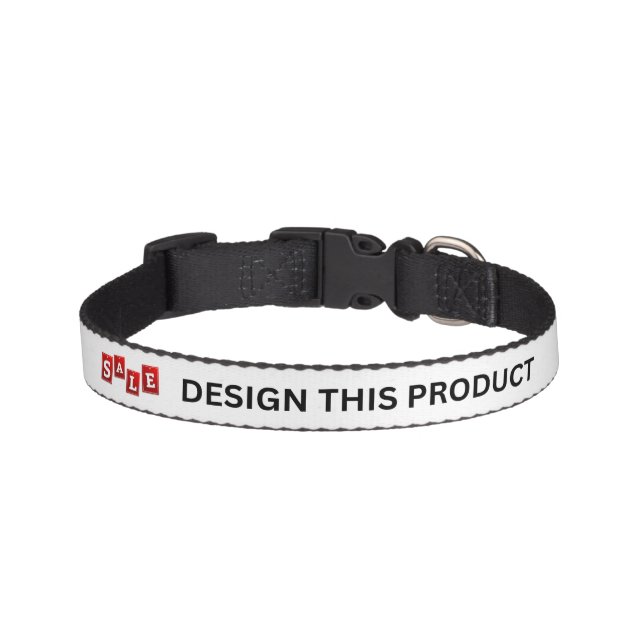SALE! Pet Collar -  Small 12" to 16" (adjustable) (Front)