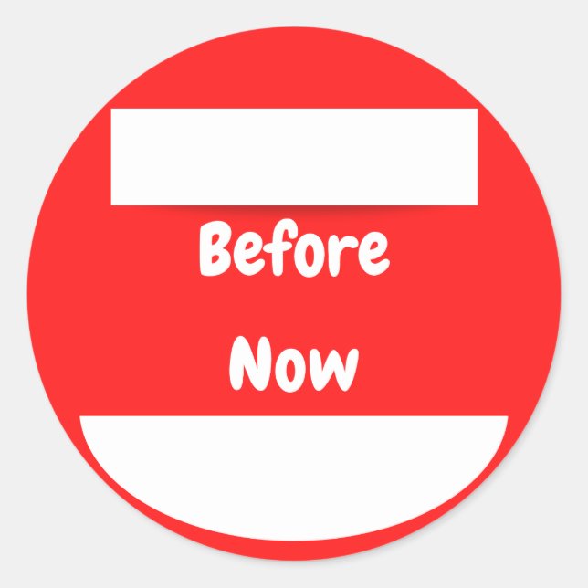 sale price classic round sticker (Front)