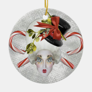 SALE! Purple and Silver Poppycock Ornament