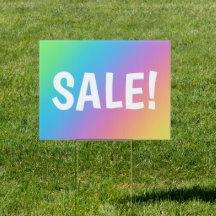 SALE! Rainbow Sign