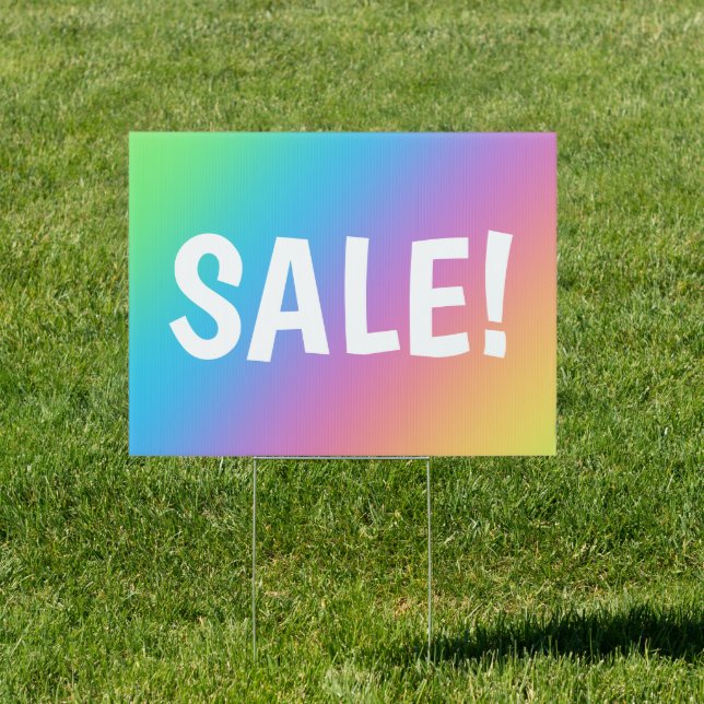 SALE! Rainbow Sign (Insitu)