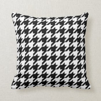 Sale - Retro Houndstooth Throw Pillow by Regella at Zazzle