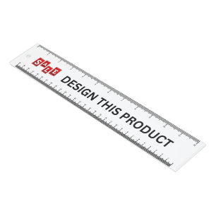 SALE! Ruler - 12 inch -Quality clear Acrylic Black