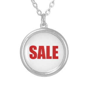 SALE SILVER PLATED NECKLACE