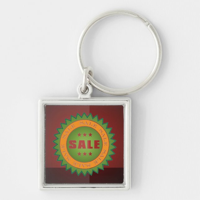 Sale Sticker Keychain (Front)