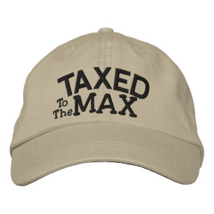 SALE ! Tea Party Taxed to the MAX by SRF Embroidered Baseball Hat