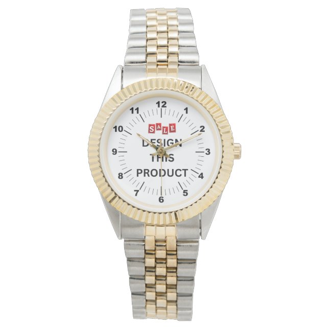 SALE! Women's Watch - Personalized - Two-Tone   (Front)