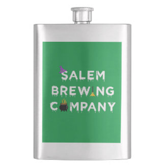 Salem Brewing Company White  Flask
