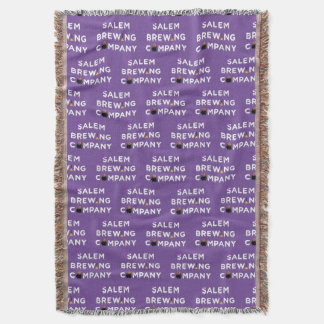 Salem Brewing Company White Throw Blanket