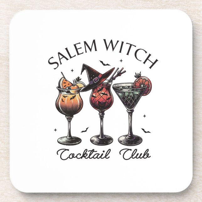 Salem Cocktail Club Beverage Coaster (Front)