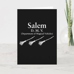 Salem Department of Magical Vehicles Card