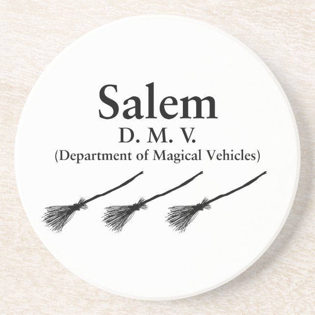 Salem DMV Sandstone Coaster (Front)