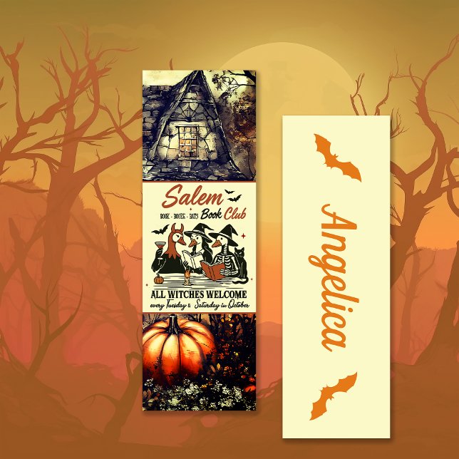 Salem Ducks Funny Witch Book Club Bookmarks (Creator Uploaded)