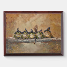 Salem Frogs Hand painted