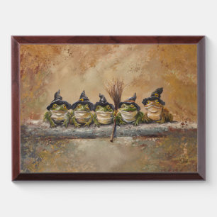 Salem Frogs Hand painted Award Plaque
